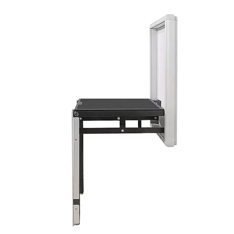 Space-saving stool ultra-thin bench folding seat mount hidden wall folding chair