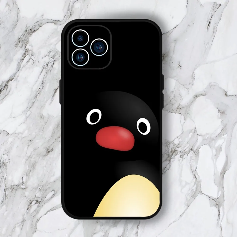 Cartoon Pingu Cute Phone Case For Samsung Galaxy S22 S23 Ultra S21 S20 FE Plus Note 20 Soft Cover