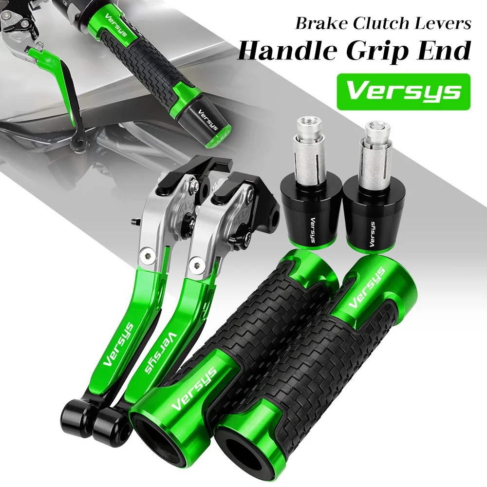 

For KAWASAKI VERSYS650 2015 2016 2017 2018 2019 2020 VERSYS 650 2021 2022 2023 2024 CNC Brake Clutch Levers Handlebar Grips Ends