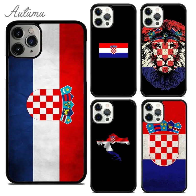 Croatia Flag Phone Case for iPhone 15 16 SE2020 11 12 13 14 Pro Max mini 6 7 8 Plus Cover coque Fundas Shell