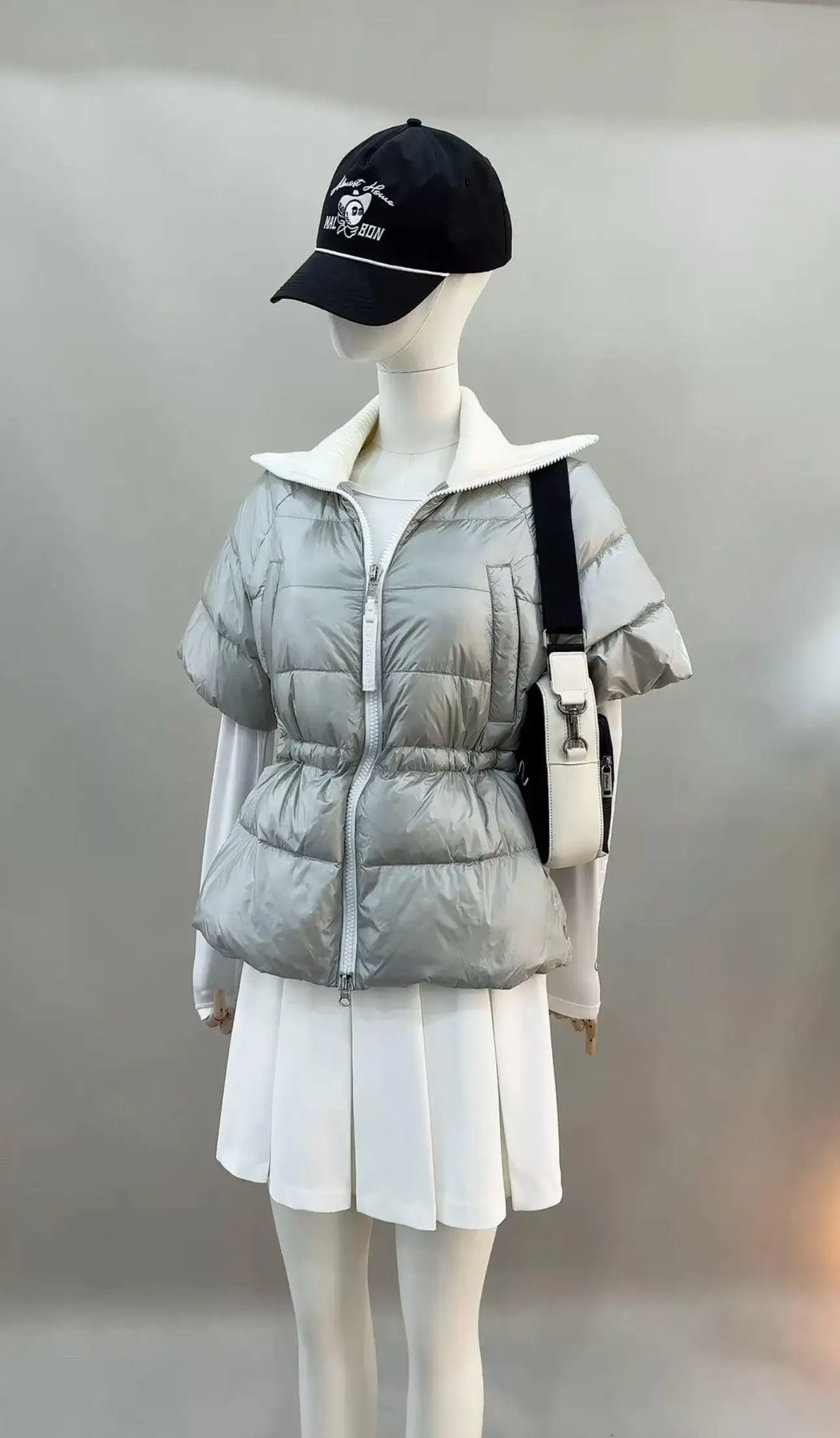 2026 2026 New Winter Women Golf Down Jacket Lapel Zip Waist Short Coat Fashion Warm Versatile Ladies Golf Outerwear - Aliexpress Deal
