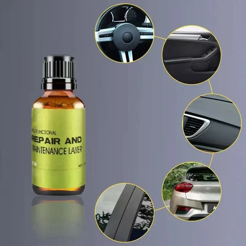 

Plastics Restorer Plastics Parts Crystal Coating Refurbish Plating Agent with Sponge Long Duration Car Interior Accessories