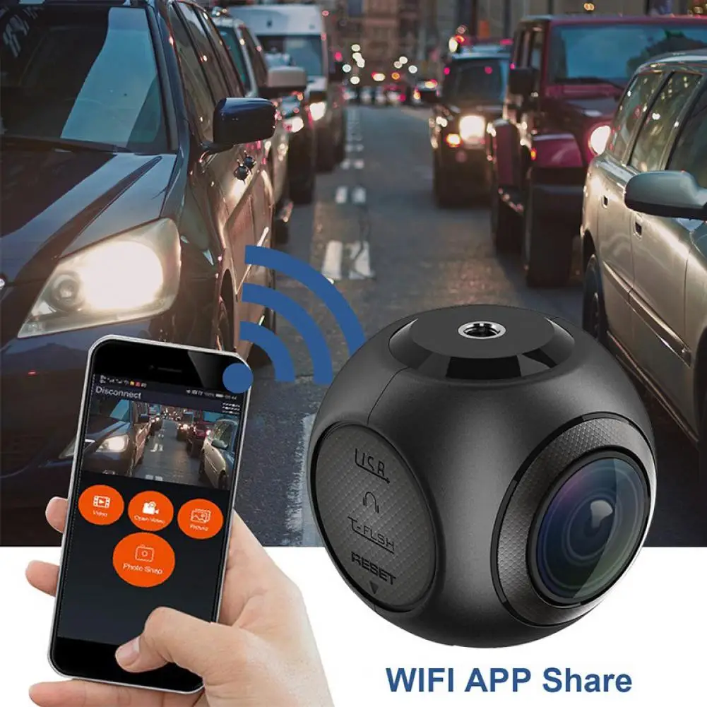 

A9-D Car Recorder 170 Degree Full HD-compatible Convenient APP Connection Car Driving Recorder for Vehicles Dash Camera Cam