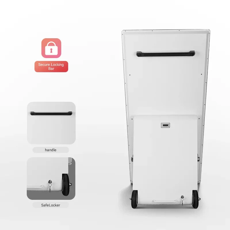 43 بوصة مقاوم للماء الشمس قابل للقراءة 4K TV كشك IP65 1500 Nits الإعلان البطارية في الهواء الطلق الطوطم شاشة LCD شاشة لافتات رقمية #2