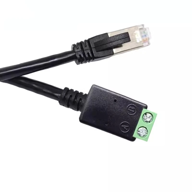 RJ45 TO 2PIN 4PIN Terminal Rs485 Network Cable RJ45 connector RJ45 Male to 485 Connector Splitter For CCTV DVR Exntendsion cable