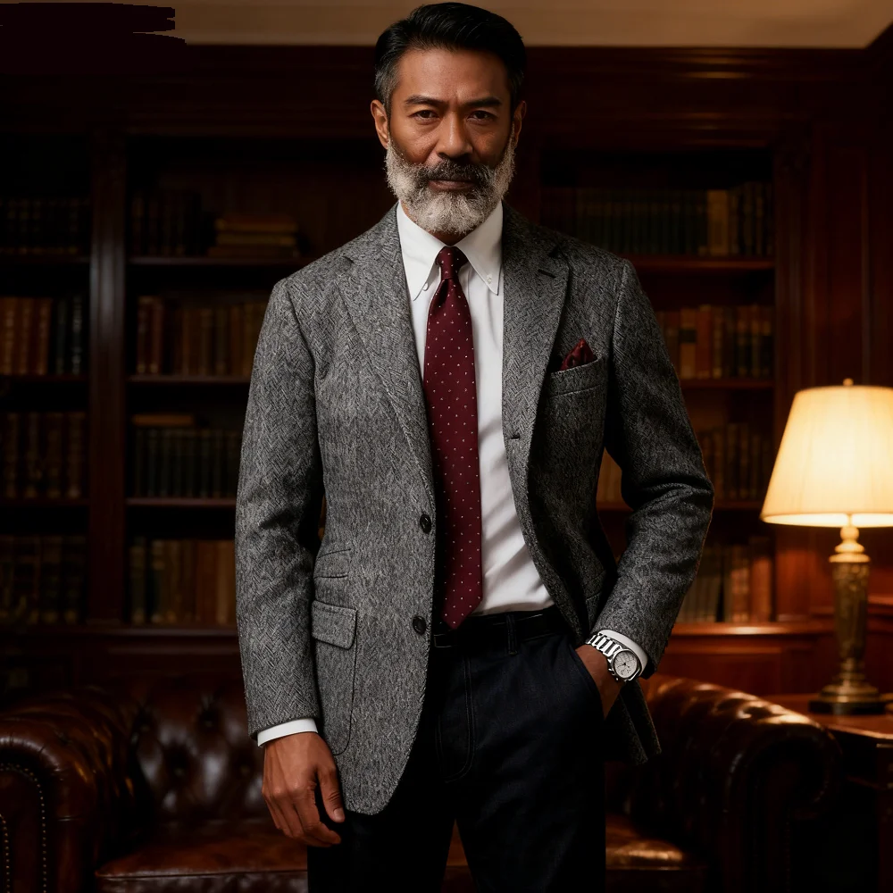 

Men's Slim Fit Solid Blazer Casual Wedding Suit Jacket Best Man Dinner Tuxedo Coat Fashion Business Groom