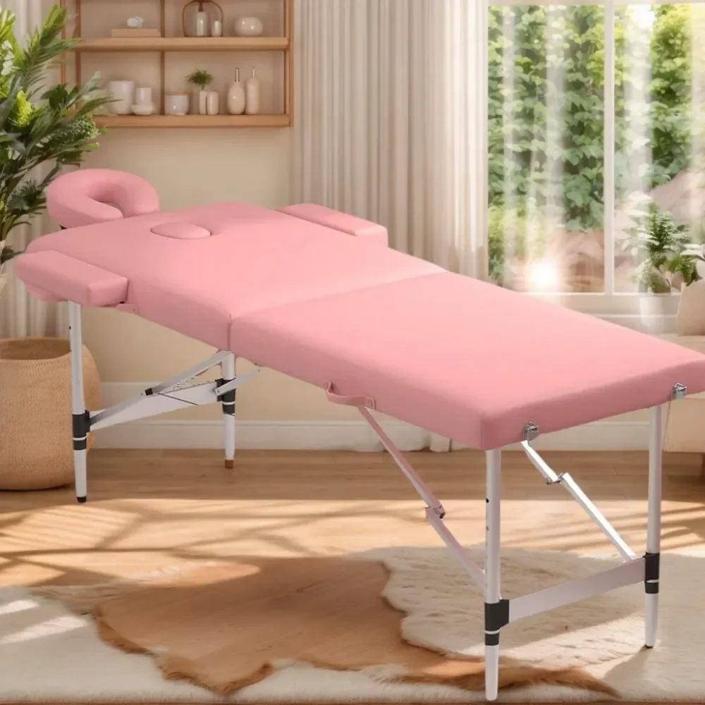 

Tables Portable 24 Wide Adjustable Folding Massage Bed, Lightweight Aluminum Esthetician Bed, Tattoo Chair For Client,Tattoo Ta