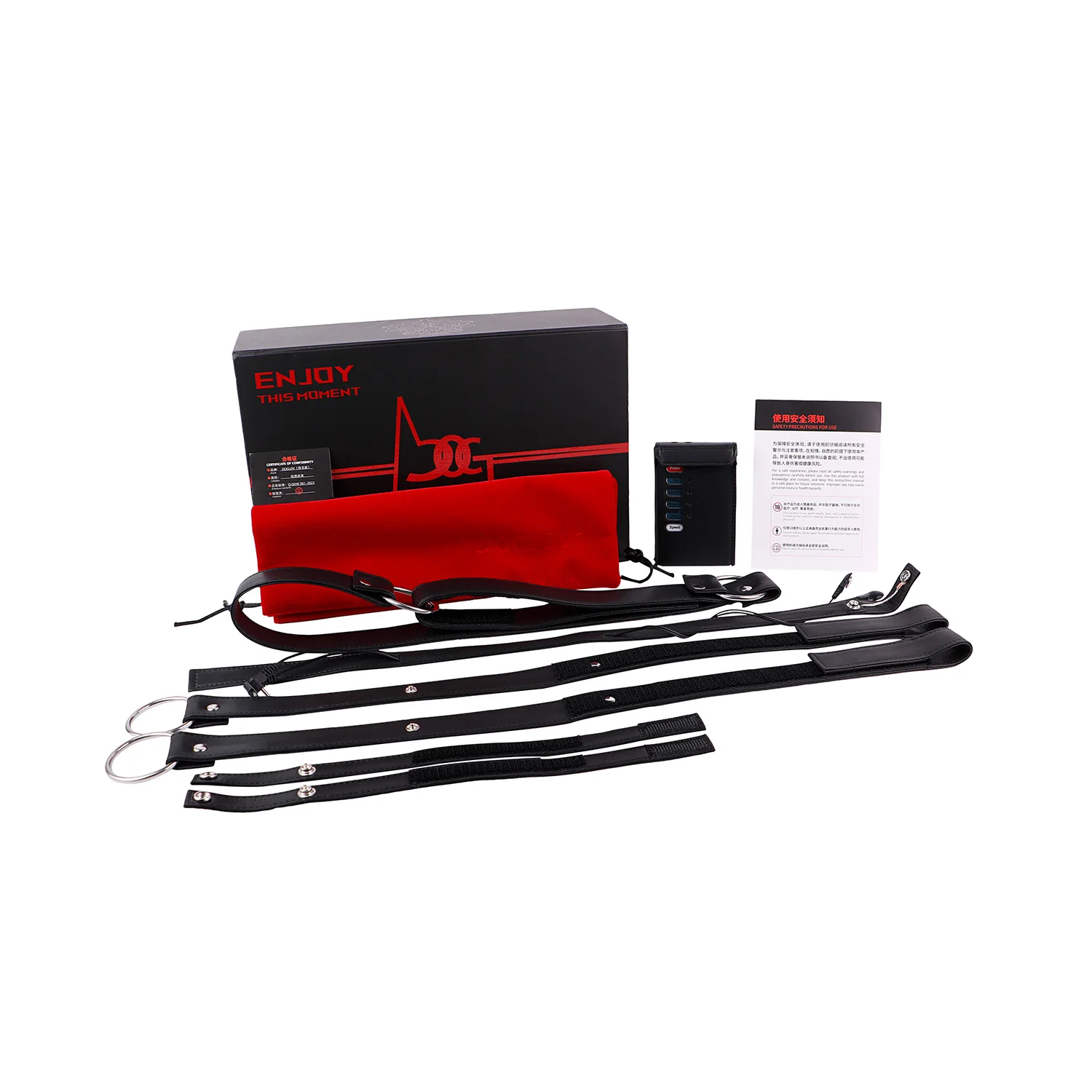 ANOSX Convenient Electric Shock Harness Belts Chastity Cage Belt For Penis Lock Wearable Pants With Pulse Controller BDSM Strap view 4