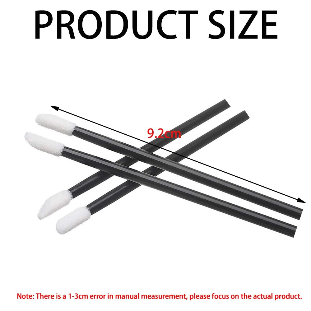 100 Uds aplicador de extensión desechable varitas de lápiz labial conjunto cosmético herramientas de maquillaje coloridas pinceles de labios cepillo de maquillaje pestañas