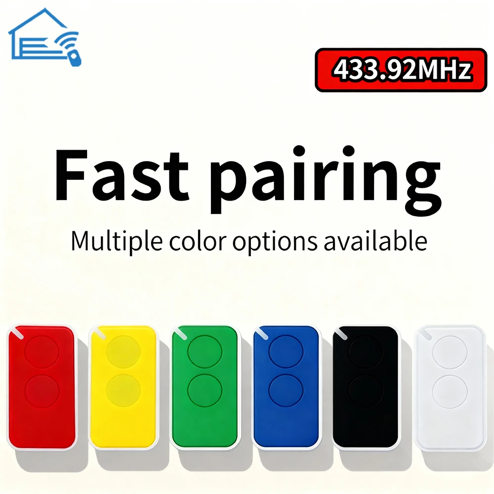 NICE ERA INTI1 INTI2 INTI1Y INTI2Y INTI1L INTI2L INTI1B INTI2B FLO1RE FLO2RE FLO4RE Электрический дверной пульт дистанционного управления 433,92 МГц