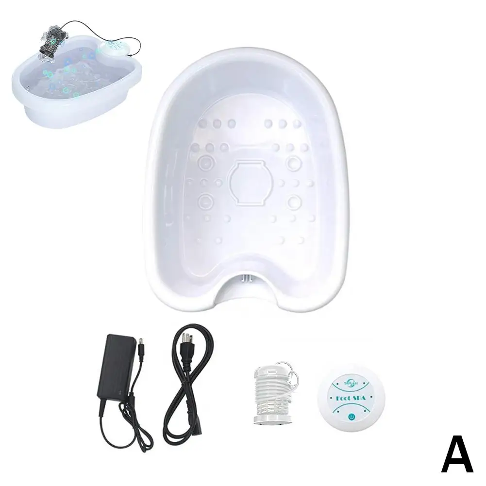 Foot Detox Ionic Spa Machine disintossicante elettrico ionico Mini pediluvio grande bacino per uso domestico massaggio per rilassarsi massaggio ai piedi A9C7