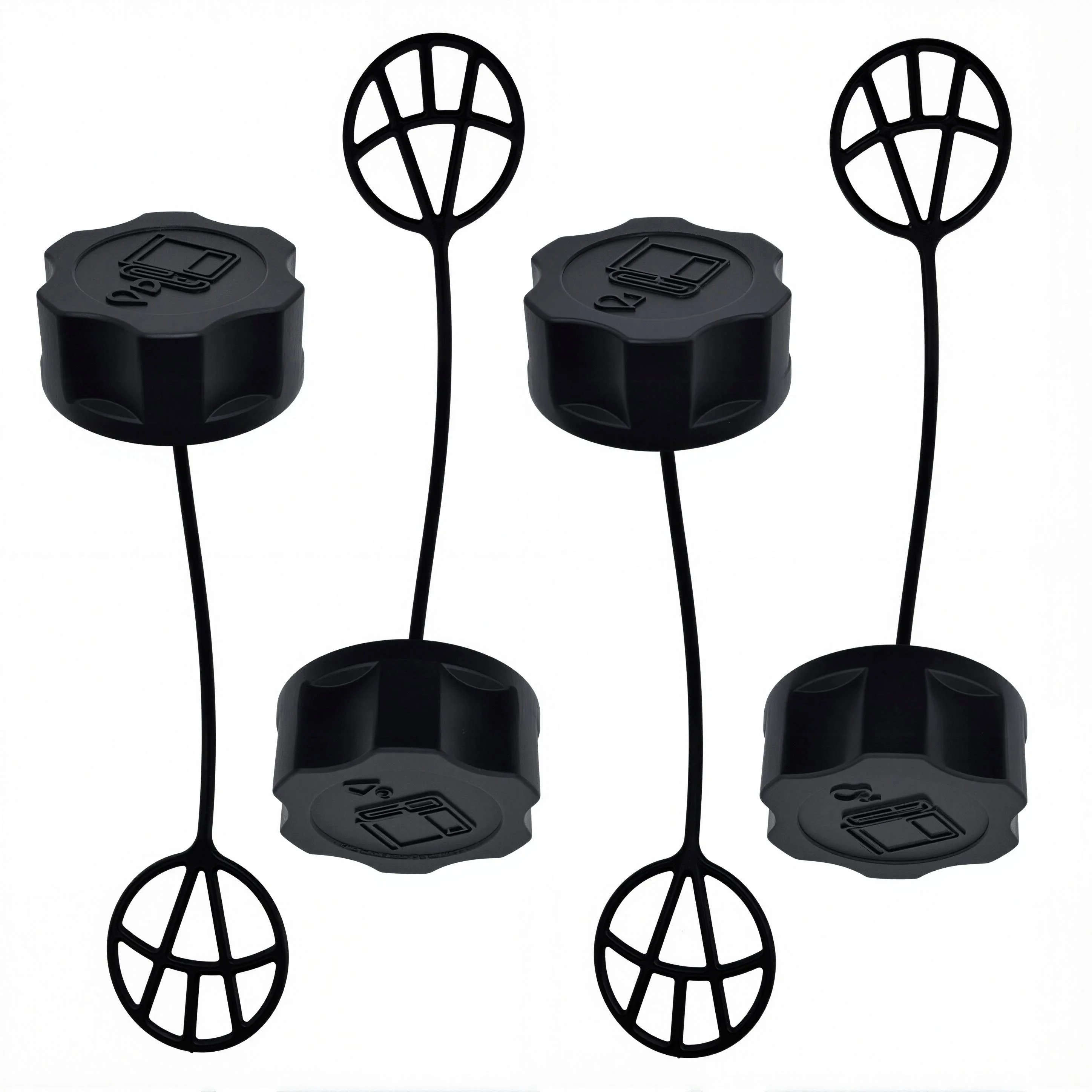 4pcs Gas Fuel Tank Cap For Honda GX35 GX31 GX25 GX22 Engine Motor Strimmer Brushcutter Power Tiller 17620-ZM3-063 Garden Tools