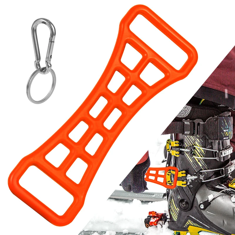 Skiing Boot Buckle Multipurpose Tightening Tool Ski Shoe Buckle Assistant Tool for Scraping Ice Boot Buckle Your Boot