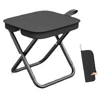 Portable Multifunctional Outdoor Picnic Camping Folding Chair Ultra-light Fishing Stool Travel Seat Backpack-style Fishing Gear
