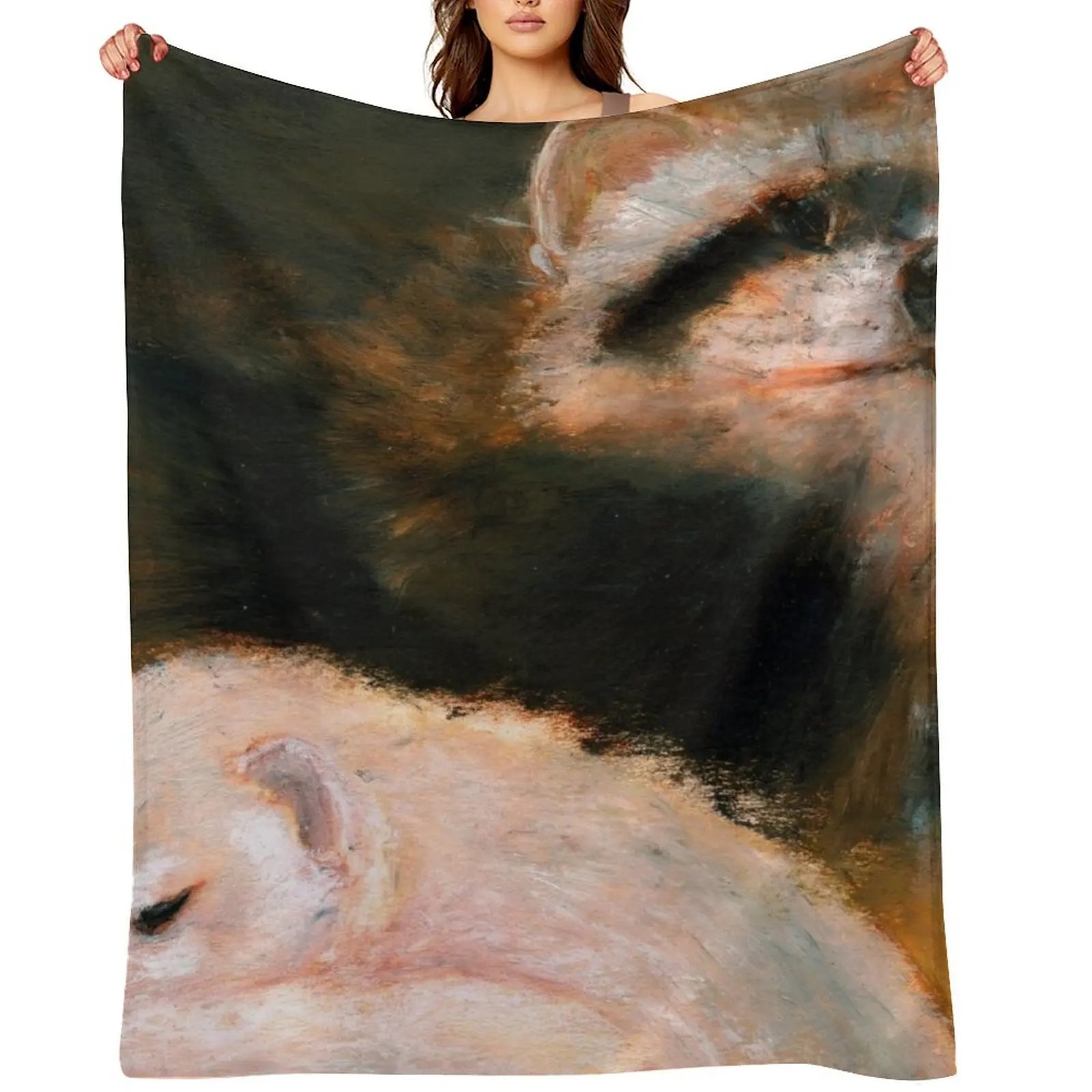 

Ferret mommy Throw Blanket Camping for sofa Beach christmas decoration Blankets