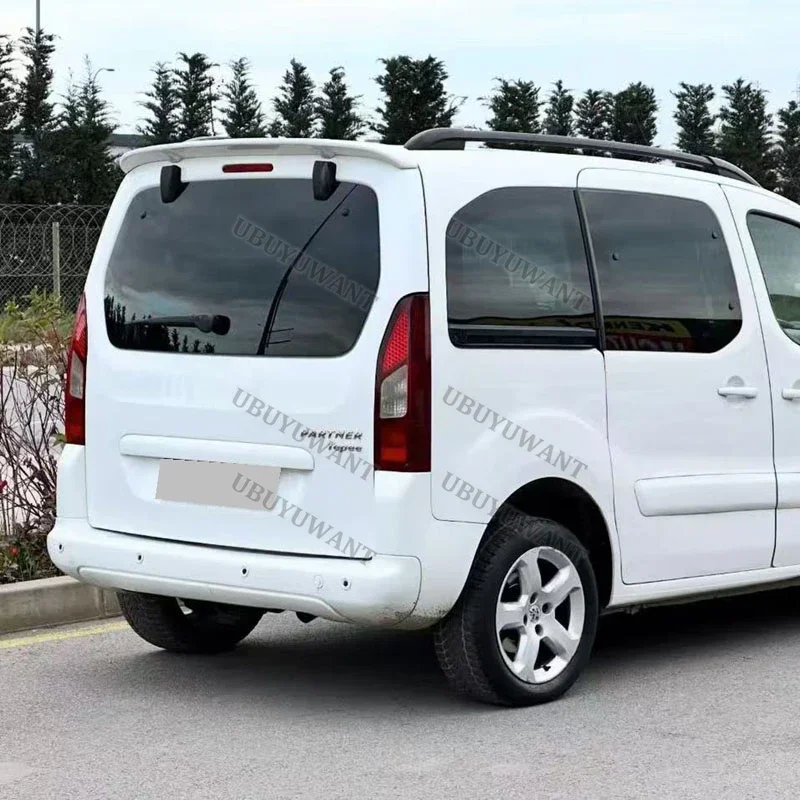 2009 To 2018 For Peugeot Partner Tepee Rear Trunk Spoiler Wing Trunk Top Wing Tail Lip Spoiler Diffuser Auto Parts view 3