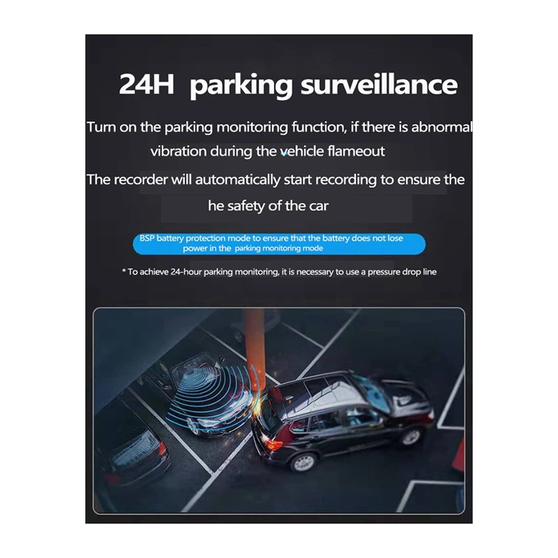 Q6 1296P HD Mini DVR Dash Cam Smart Wifi Connection Car Driver Android Car Video Recorder Dashcam 24H Parking Monitor