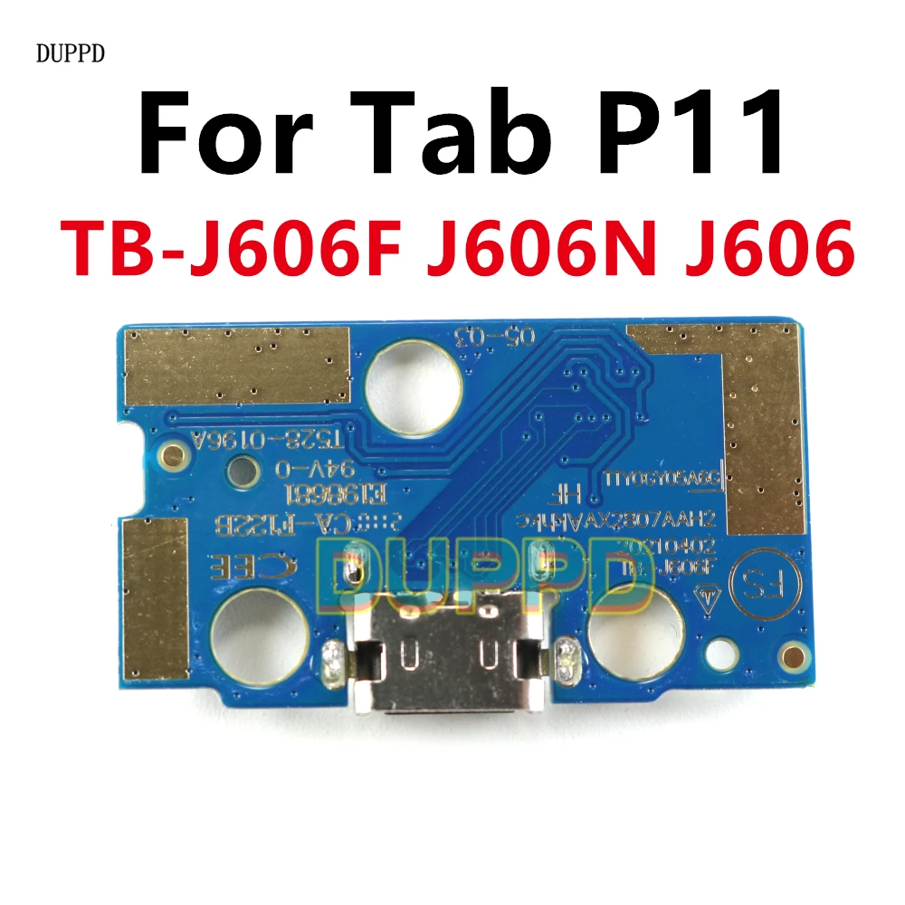 USB Charger Board Connector Charging Port For Lenovo Tab P11 TB-J606F J606 J606N Dock Board Flex Cable  20W