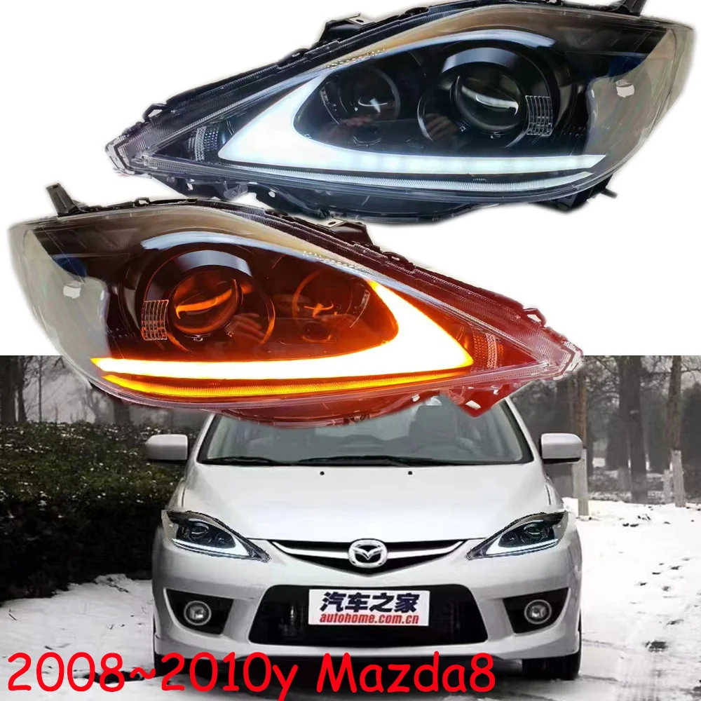 

Автомобильная фара для фар Mazda8, дневные фары 2008 ~ 2010y, светодиодные автомобильные аксессуары, DRL, противотуманные фары для Mazda8, фара