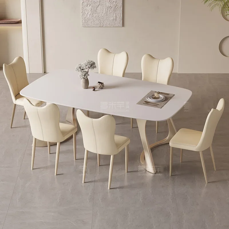 Small Restaurant Table Coffee Salon Modern Outdoor Center Dining Table Set Desk Dressing Balcony Comedor Kitchen Furniture