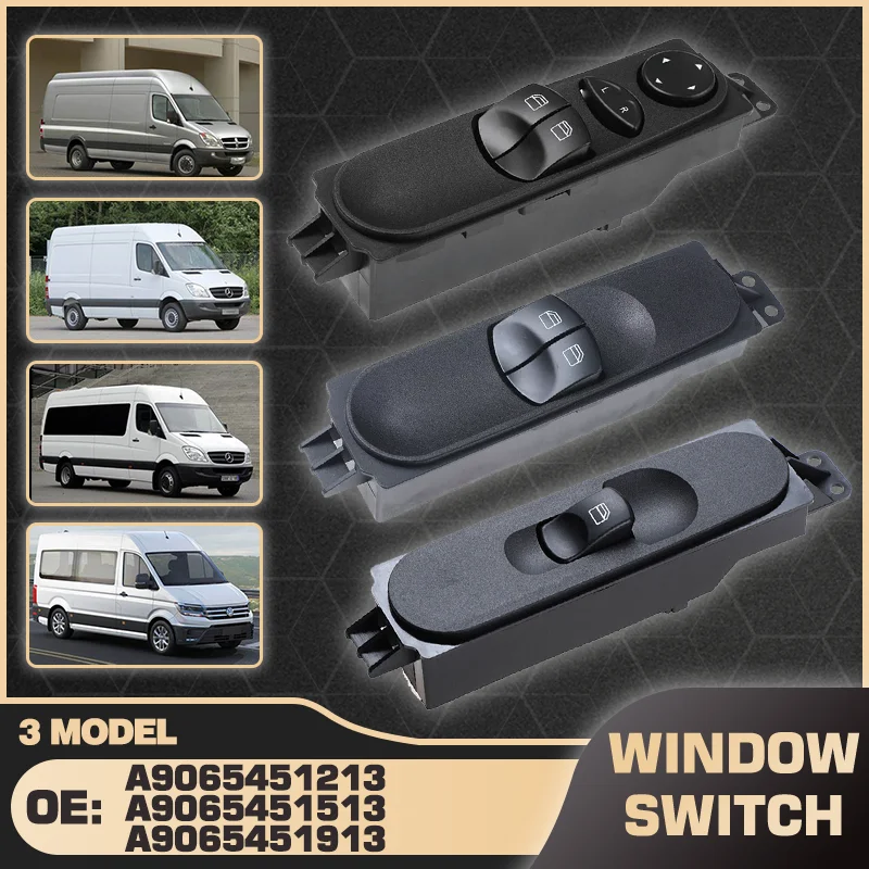 

For Dodge Sprinter Volkswagen Crafter 2E 2F MK1 Mercedes-Benz Sprinter NCV3 MK2 Freightliner Sprinter Car Power Window Switch