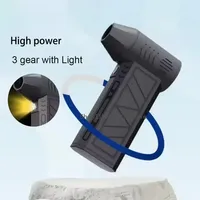 130000RPM Mini Turbo Jet Fan with Light USB Rechargeable Electric Air Duster Adjustable wind speed Turbo Blower