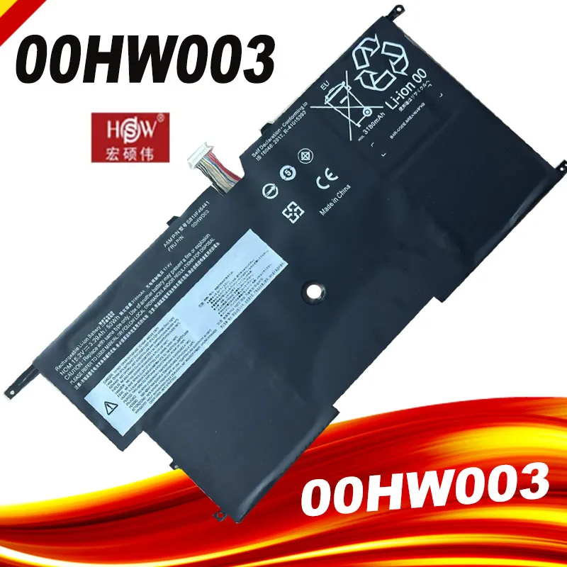 

00HW002 45N1700 Аккумулятор для ноутбука Lenovo ThinkPad X1 Carbon Gen3 2015 X1 Carbon 2014 Gen2 45N1701 45N1702 00HW003