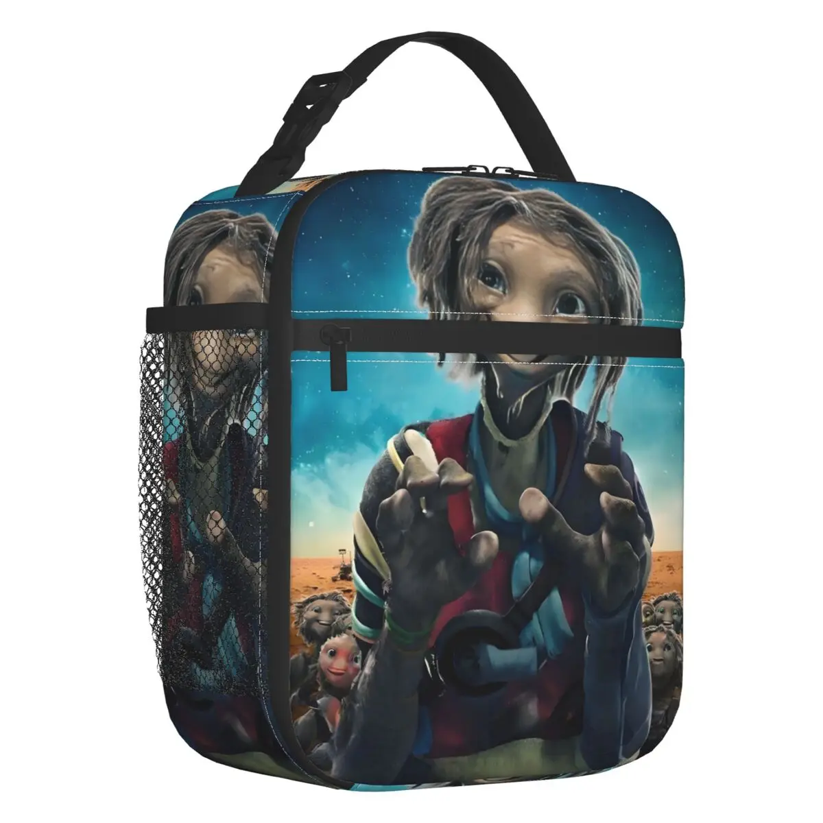 

Mars Needs Moms Insulated Lunch Bag for Work School Science Fiction Comedy Film Leakproof Thermal Cooler Lunch Box Women