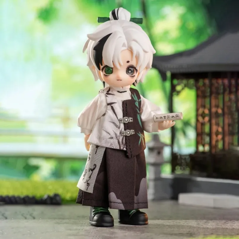 4.0 Nagi Bjd กล่องตาบอด Happy Excursion Series Ob11 1/12 ขนาดตุ๊กตา Bjd Movable Joint น่ารักอะนิเมะ Action Figures ตุ๊กตาของเล่น