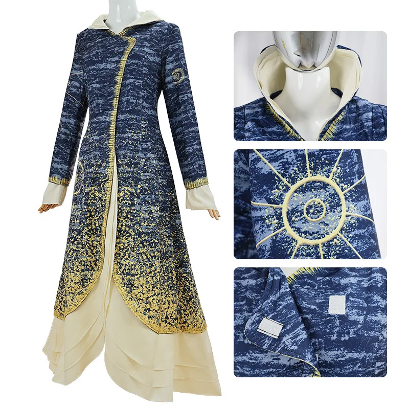 الساحرة الشريرة للبروفيسور الغربي للسحر ملكة جمال مود محافظ تأثيري معالج أوز هالوين زي فستان المرأة #3