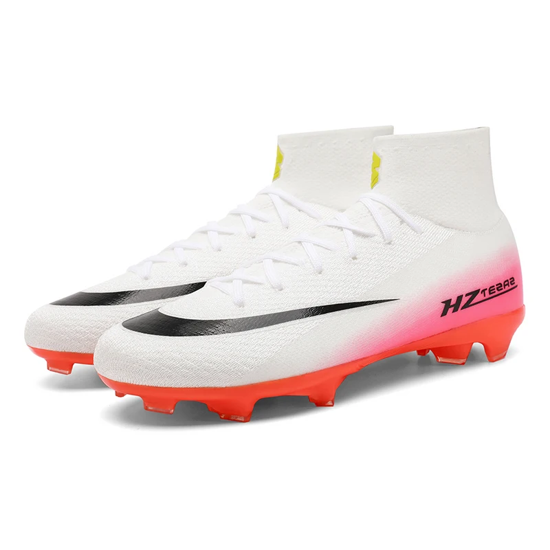 New Men Professional Soft Football Boots Sneakers Match Soccer Shoes Ultralight Futsal High-quality TF/FG Unisex Hot Sale Cleats