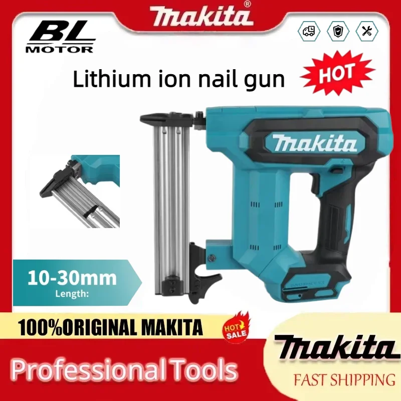 

Makita Cordless 18V Lithium-Ion 100-Nail Capacity Nail Gun 6.0Ah Battery Tool, Ideal for Flooring, Shelving & DIY Wood Projects