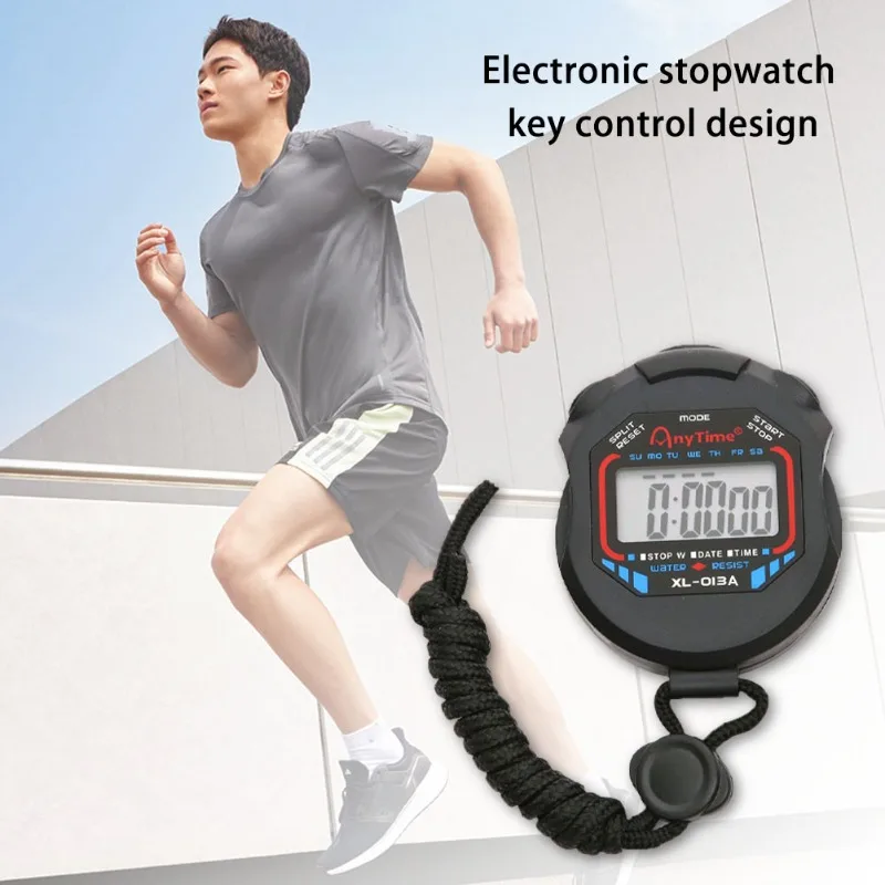Football Referee Equipment Multi-Function Electronic Stopwatch Sport Stopwatch Timer Professional Waterproof LCD Display Fitness