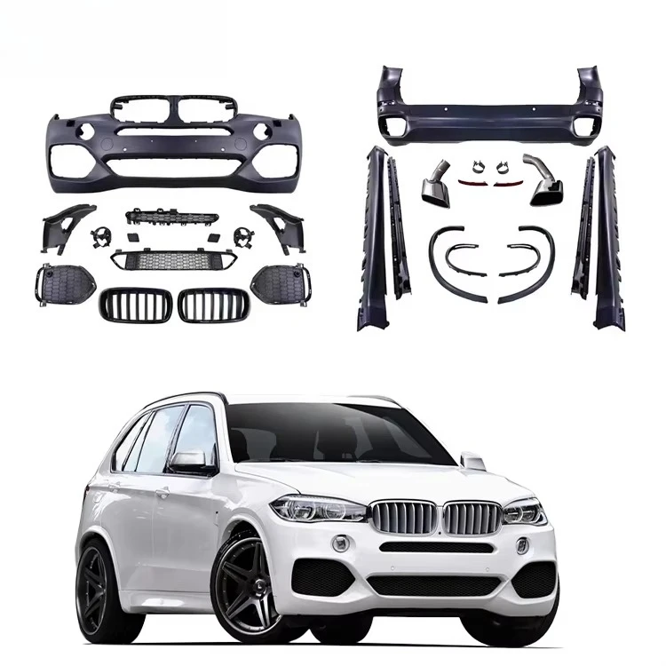 

MAISALUN Hot Sell Products 2013-2018 X5 F15 PP M Sport Body Kit MT Car Bumpers With Exhaust Tip for
