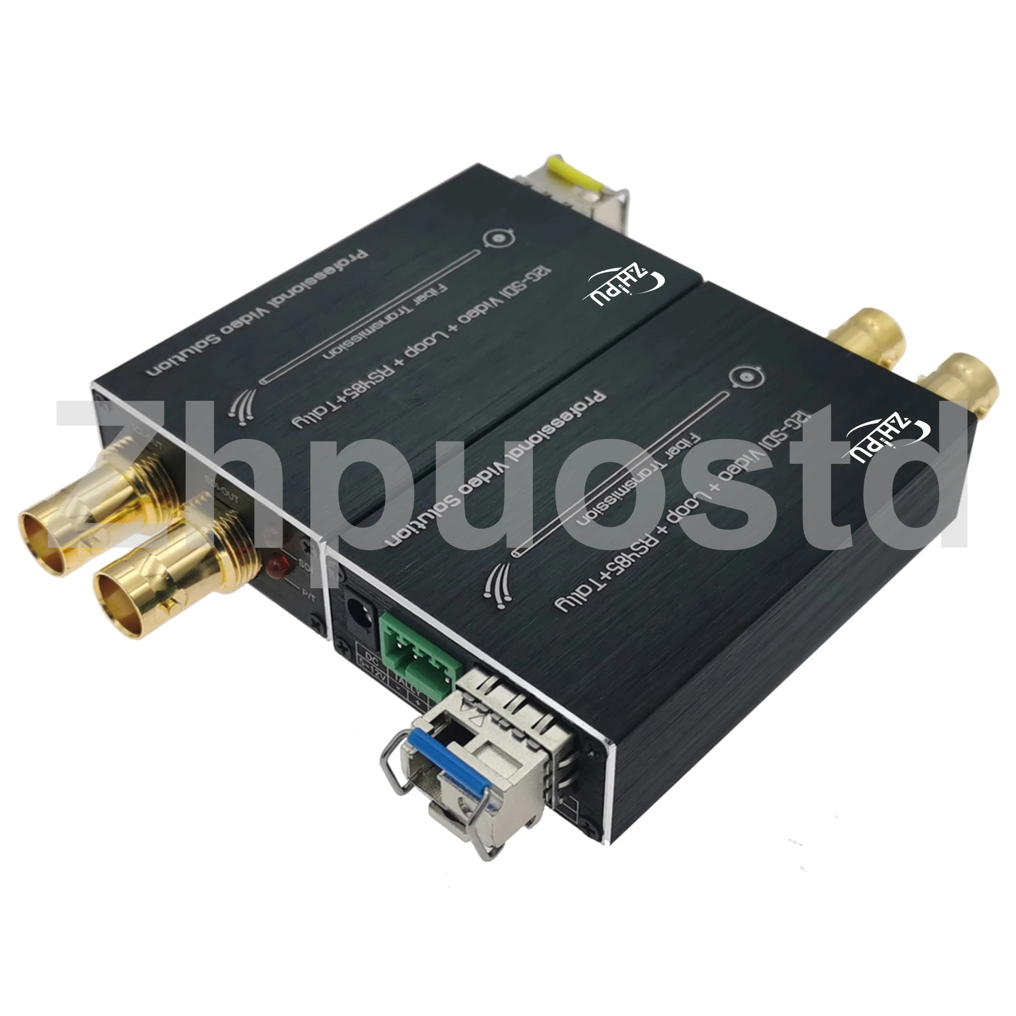 

Mini 12G SDI over LC Fiber Converter SDI over FC Fiber Extender single mode single fiber up to 20km RS485 Tally and Loop Output