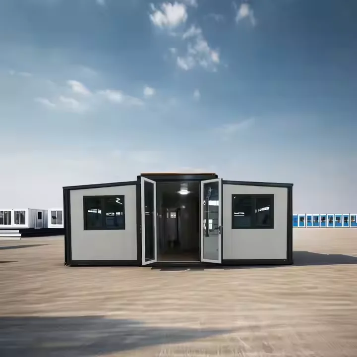 鉄骨構造20フィート拡張可能コンテナハウス40フィートホテル小型住宅オフィスハウス