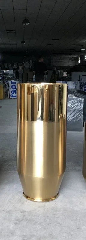 

Luxury Large Stainless Steel Vase Home Decor Elegant Centerpiece Flower Holder