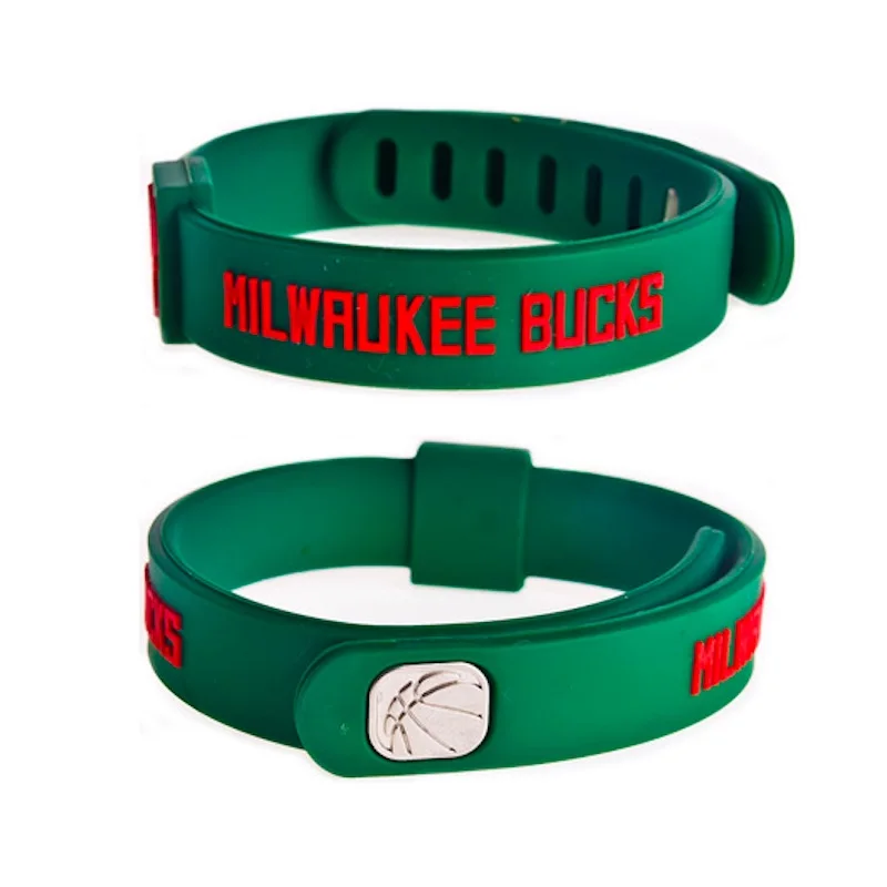 Basketball Sport Silicone Bangle Bracelet Wristband Adjustable Size Wholesale