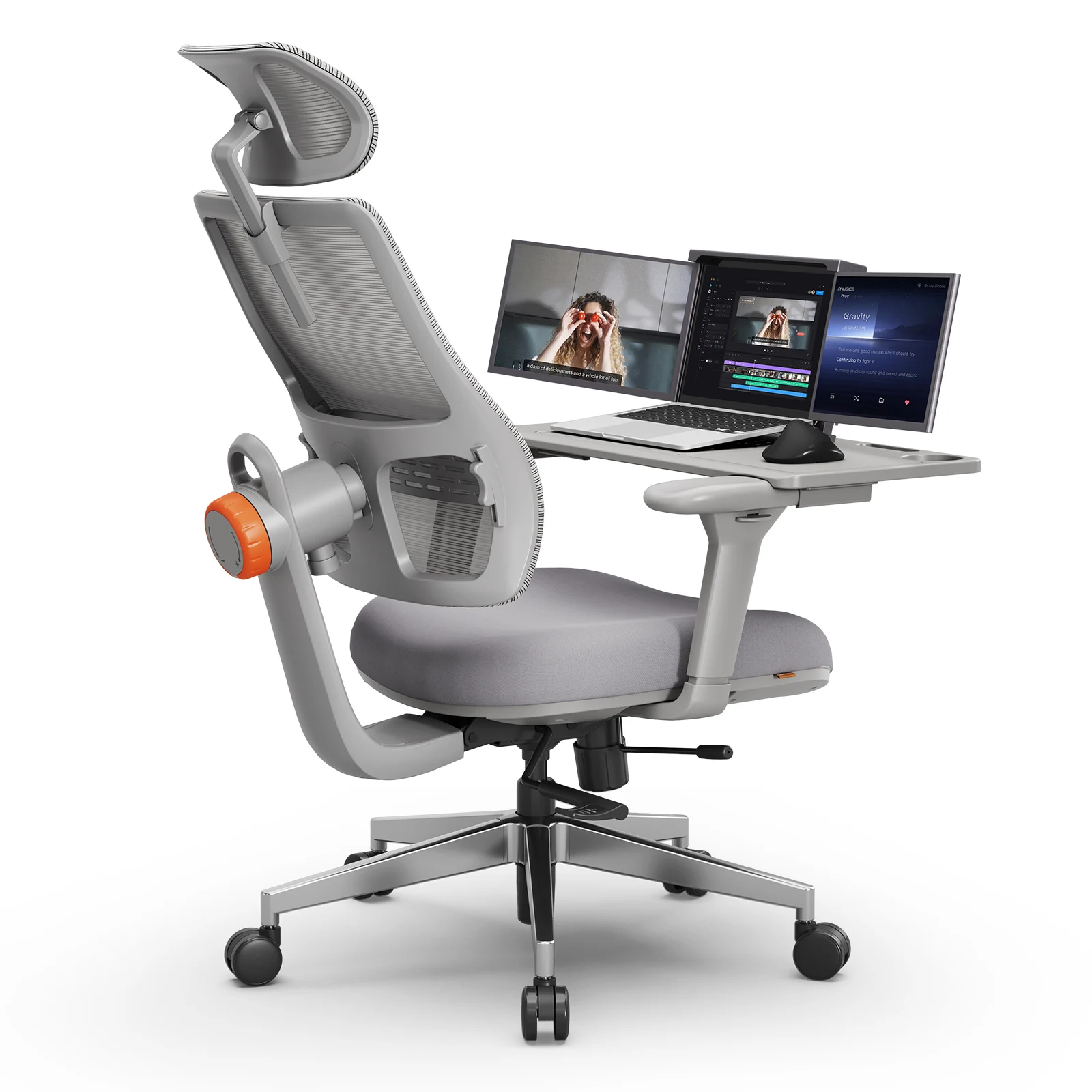 Silla Ergonómica NEWTRAL – Soporte Lumbar y Reposacabezas Ajustable - imagen 4