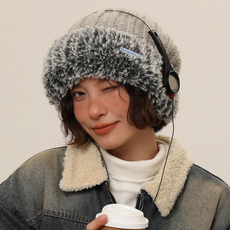 

Hat Women's Warm and Cold Protection Ear Protection Winter Thick Plush Hat, Female Couple, Student Hat