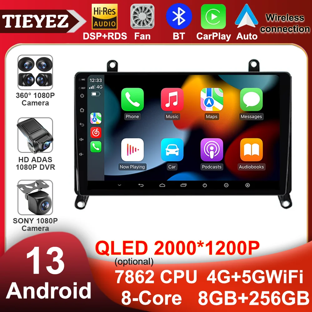 

Android 13 For Toyota Hiace H300 VI GranAce I 2019 - 2022 Carplay Auto Car Radio Multimedia Pantalla Stereo GPS Dvd Screen DSP