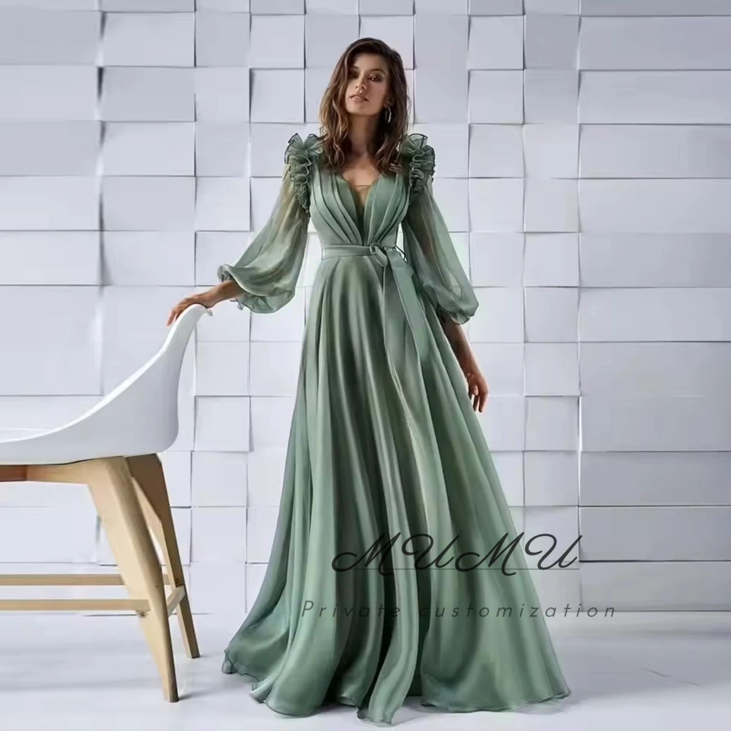 

MuMu Customized Womens Dresses for Special Occasions Платье Вечернее فساتين سهرة Luxurious Women's Evening Dresses Prom Dresses