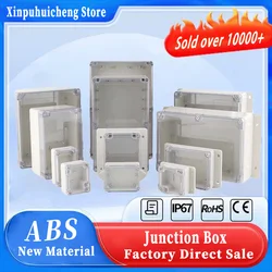 Plastic Junction Box IP67 Transparent Cover Waterproof Enclosure Outdoor ABS Housing Instrument Electrical Project Box