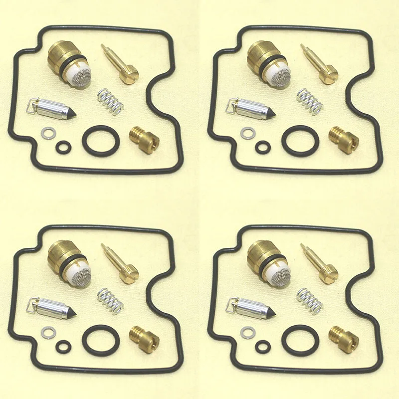 4set for FZS 600 Fazer 1998-2003 FZS600 Carburetor Repair Kit Carb Rebuild Set Parts