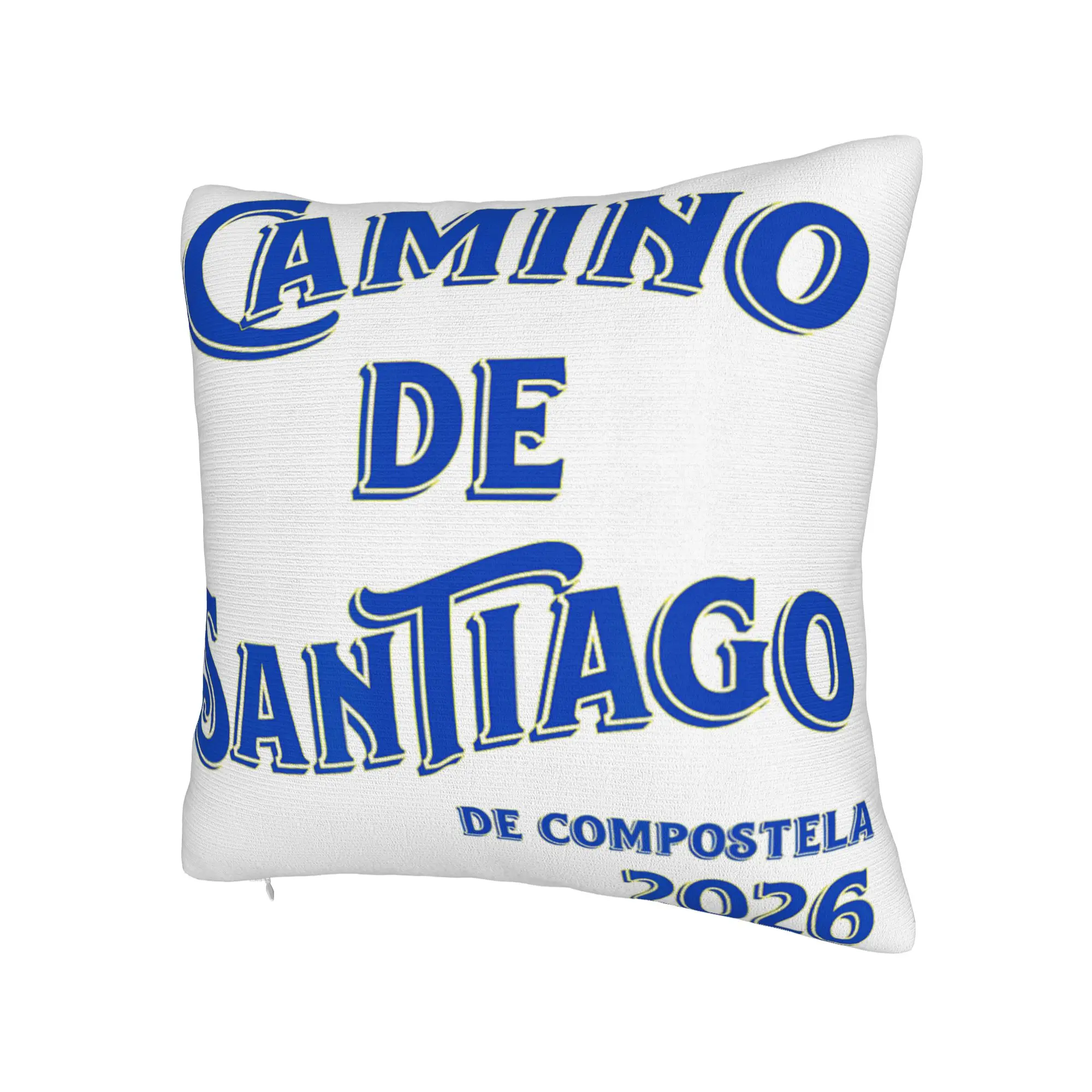 Decorative Pillowcases Camino de Santiago 2026  Merch Home  Throw Pillow Case Cover Square Style Multiple Sizes