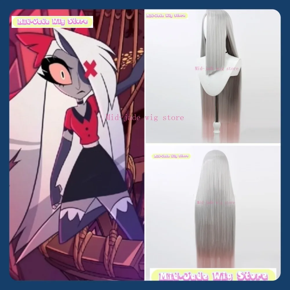 

Mid-jade Wig Store Vaggie Cosplay Wig Anime Game Role-playing Halloween Party Synthetic Wig