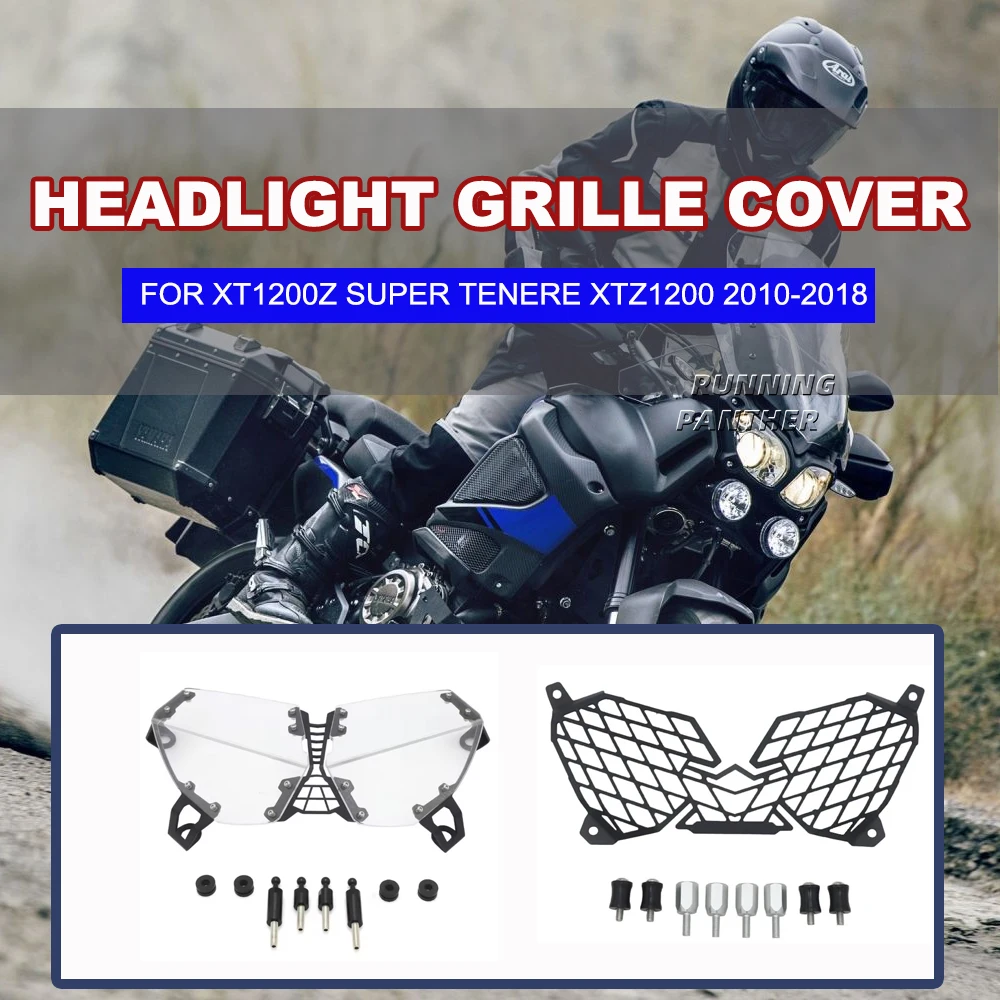 

For YAMAHA XT1200Z Super Tenere XTZ1200 2010-2019 Headlight Grille Guard Cover Protector xt1200 z XT 1200 Z XT1200 Z XTZ 1200