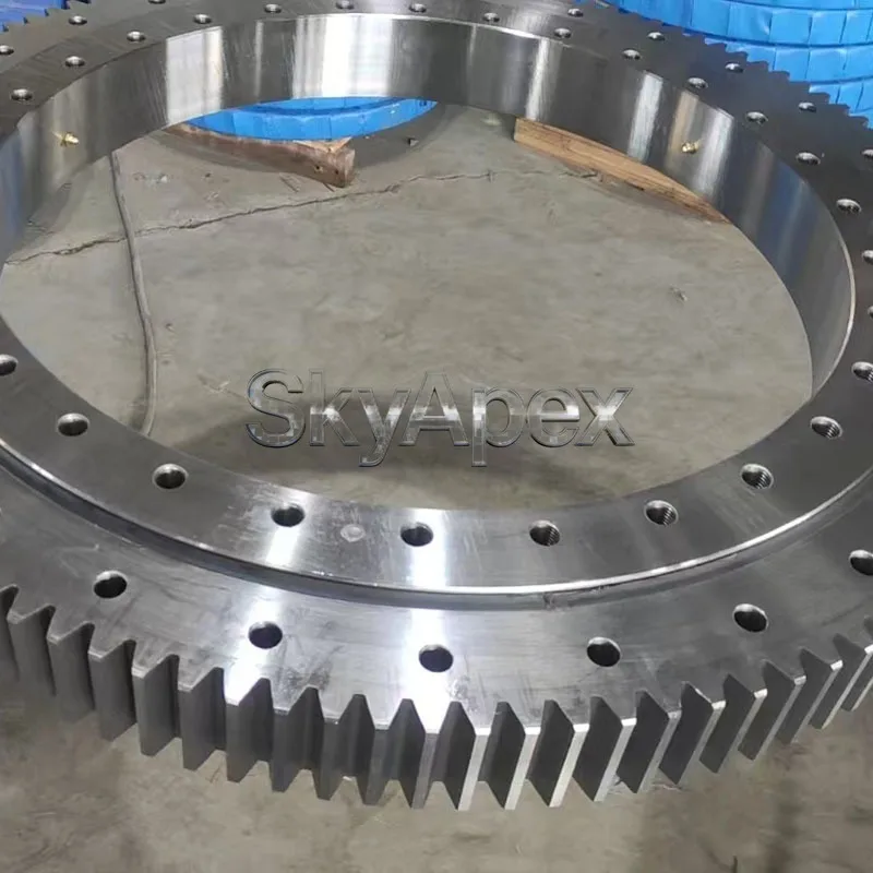 011.40 Large External Gear Slewing Support Bearing Factory Mechanical Rotary Gear Disc Steering Turntable Bearing