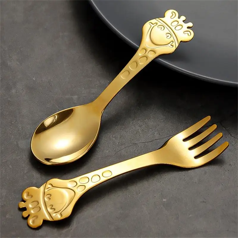 2/4/6PCS Spoon Versatile Safe For Children. Lovely High Demand Rich And Colorful Popular Choice Creative Dessert Spoon