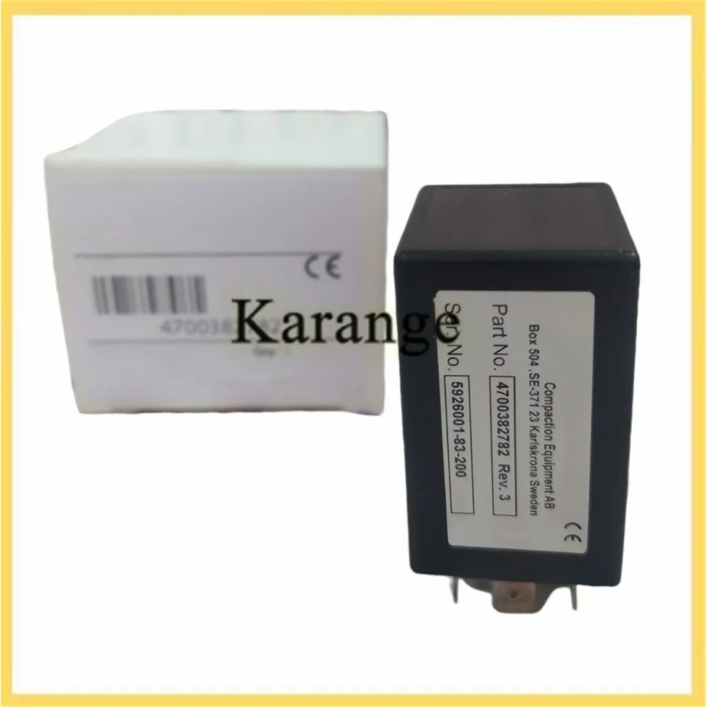 New 1pcs VBS Relay Replacement for Dynapac Roller CA152 CA251 CC102 CC232 CC412 CC422 CC722 CC900 382782 4700382782 370233